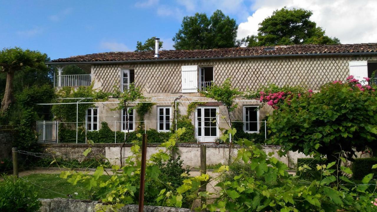 Vila Le Gue Renard-Un Balcon Sur La Charente Jarnac Exteriér fotografie